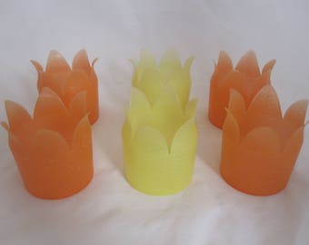 Vintage Plastic Drink Coasters, Drink Cozies, Drink Holders