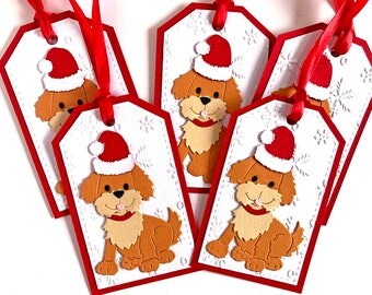 Dog Christmas Tags, Christmas Gift Tags, Holiday Tags, Holiday Gift Tags, Christmas Gift, Christmas Labels, Merry Christmas Tags, Gift Wrap