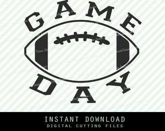 Game day Svg ,Png,JPG ,DXF cutting file Cricut silhouette cameo cut file - Instant Download - ( football mom collection no.01)