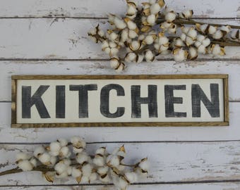 Distressed Wood Sign Rustic Kitchen Wall Decor