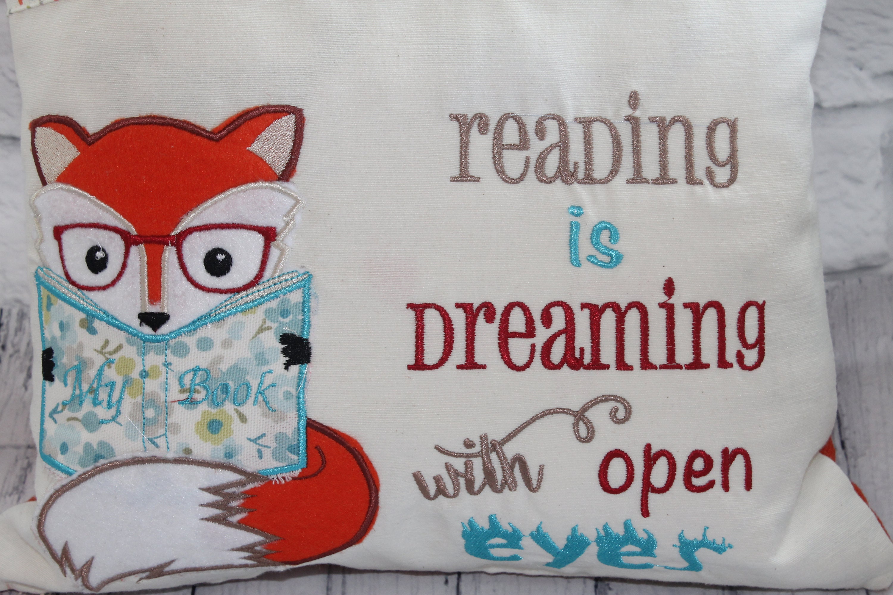 Children's Reading PillowPersonalised Cushion with