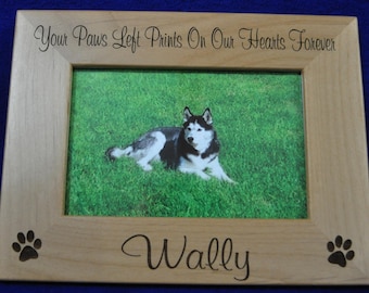 Pet Frame ~ Dog Frame ~ Pet Loss Gift ~ Engraved Frame ~ Loss Of Pet Frame ~ Loss Of Cat Gift ~ Pet Picture Frame ~ Gift For Pet Loss ~ Cat