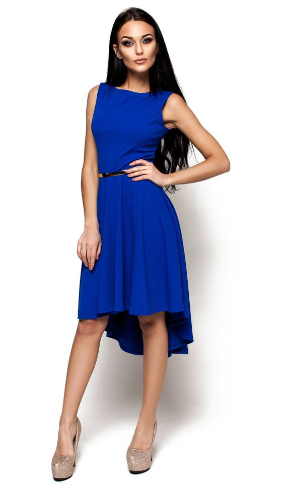 Royal blue formal dress Blue party dress for women New dress