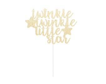 Twinkle Twinkle Little Star Cake Topper - Baby Shower