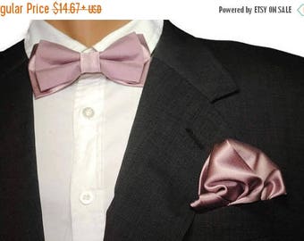 15% off dusty purple wedding dusty purple silk bow tie dusty purple pocket square men bowtie gift men gift husband gift anniversary cuff lin