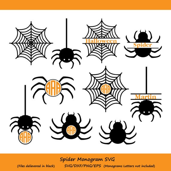 Download Halloween Svg spider svg spider web svg spider monogram