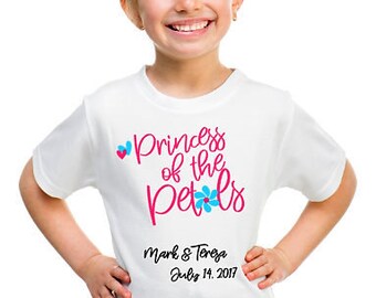 Flower Girl Shirt ~ Wedding Party Shirt ~ Petal Princess Tee