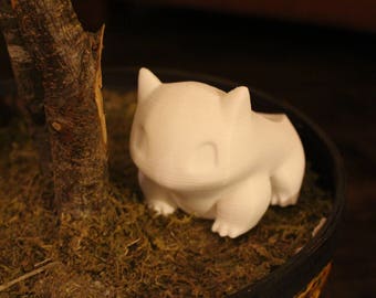Bulbasaur Planter 3D Printed - Bulbasaur Flower Pot - Pokemon Flower Pot