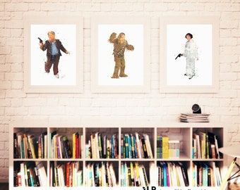 Tinjilla Art A4 Print STAR WARS HAN SOLO