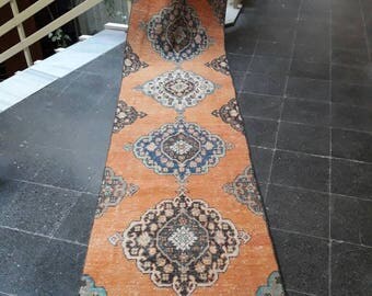 Runner Rugs Vintage Runner Rug Oushak Runner Turkish Runner Rug Turkish Runner Runners Home living Rugs Floor Rugs 31"×153"