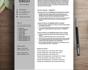 creative resume template cv template functional resume one page resume modern resume - Examples Of Functional Resumes creative resume template cv template functional resume one page resume modern resume - Examples Of Functional Resumes
