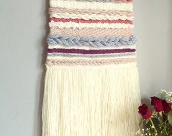 Woven wall hanging woven wall art tapestry yarn wall hanging woven hanging wall decor wall weave art