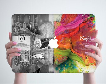 Brain Art Mind Macbook Case Hard Laptop Case Cover Brain Macbook Air Case Brain Macbook Pro Case MacBook Air 13 Air 11 Case Macbook Cover
