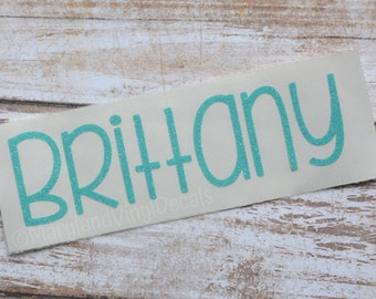 Glitter Name Decal, Personalized Name Decal, Yeti Decal, Car Decal, Yeti Name Decal, Personalized Name Decal, Phone Decal, Name Sticker
