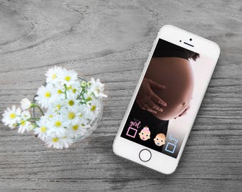 Gender Reveal Snapchat Filter: Team Boy/Girl
