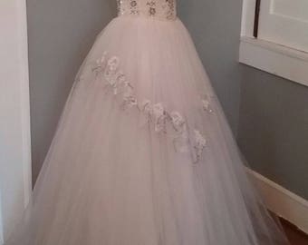 40s/50s Beaded Debutante Gown