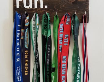 Rustic Running Medal Holder