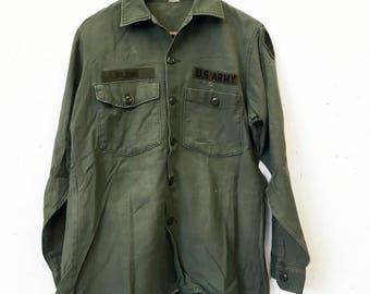 Vintage army shirt | Etsy