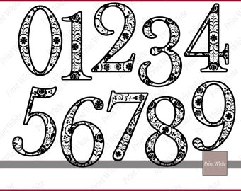 printable numbers etsy