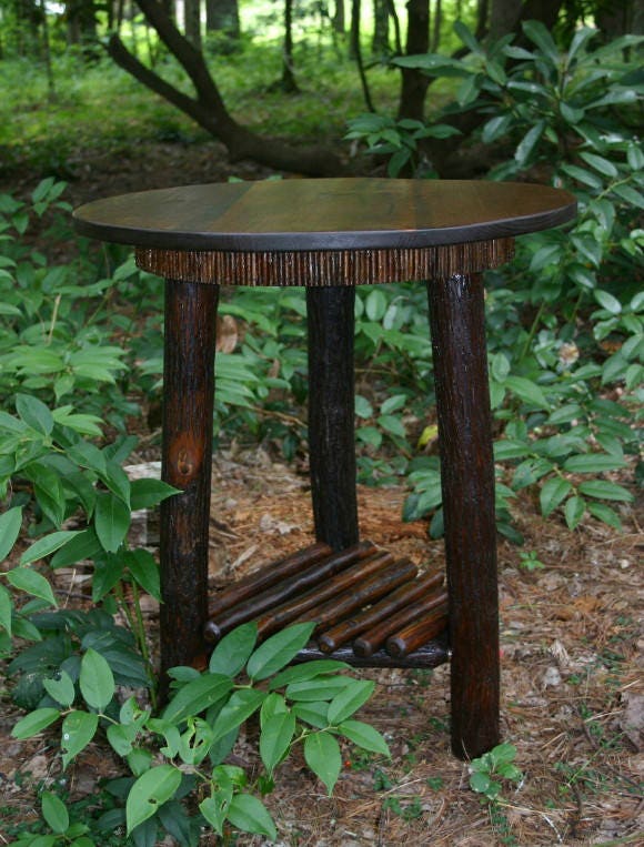 Rustic Furniture Mountain Modern Refined Round Table Hickory Lodge Rustic Furniture Mountain Modern Refined Round Table Hickory Lodge