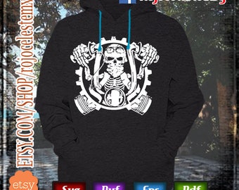 Skull worn SVG EPS DFX Cut files Silhouette Cameo cricut vinyl decal, vinyl shirt
