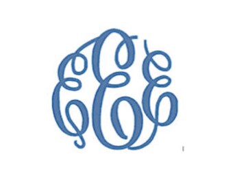 Classic Monogram Font PES