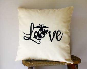 Military Decor US Marine Love, Marine Corps Mom Marine Corps Wife USMC Girlfriend US Marine Gift Military wife usmc Wife usmc decor usmc mom