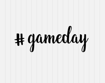 Game day Svg - svg, dxf, eps, png, Pdf - Download - Cut File, Cricut Explorer - Silhouette Cameo