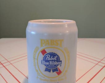 Vintage Pabst Blue Ribbon Ceramarte Beer Stein