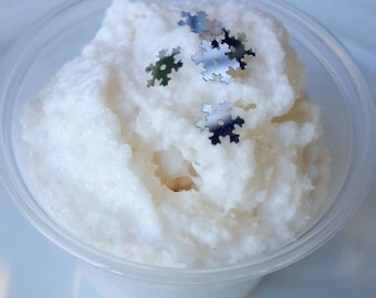 Snow Cream Crunchy Slime (Fake Snow White Slime)