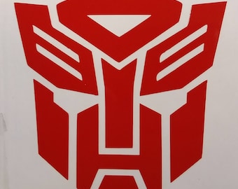 Transformers Autobot Vinyl Decal, Transformers sticker