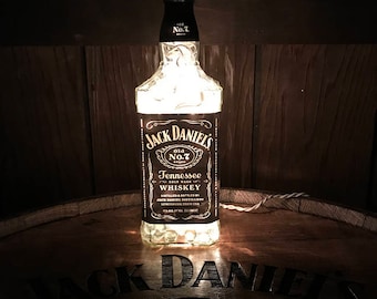 Jack Daniels Lamp/Light, 1 LITER-Man Cave, Bar Decor