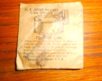 Ouvre-boîte Vintage Howe Safety - Neuf En Boîte - Collection CAN OPENER