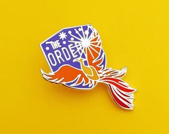 The Order of the Phoenix Enamel Pin - Phoenix Badge - Harry Potter Enamel Pin