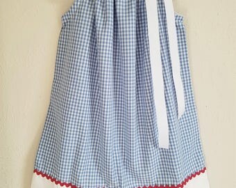 Dorothy Dress Wizard of Oz Dress Pillowcase Dress Blue Gingham Dress Oz Party Dorothy costume girls dresses baby dresses Halloween Costume