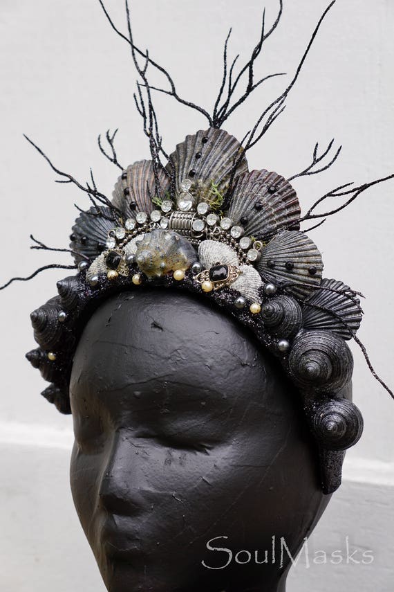 Dark Siren Crown Mermaid headdress Mermaid Crown Siren