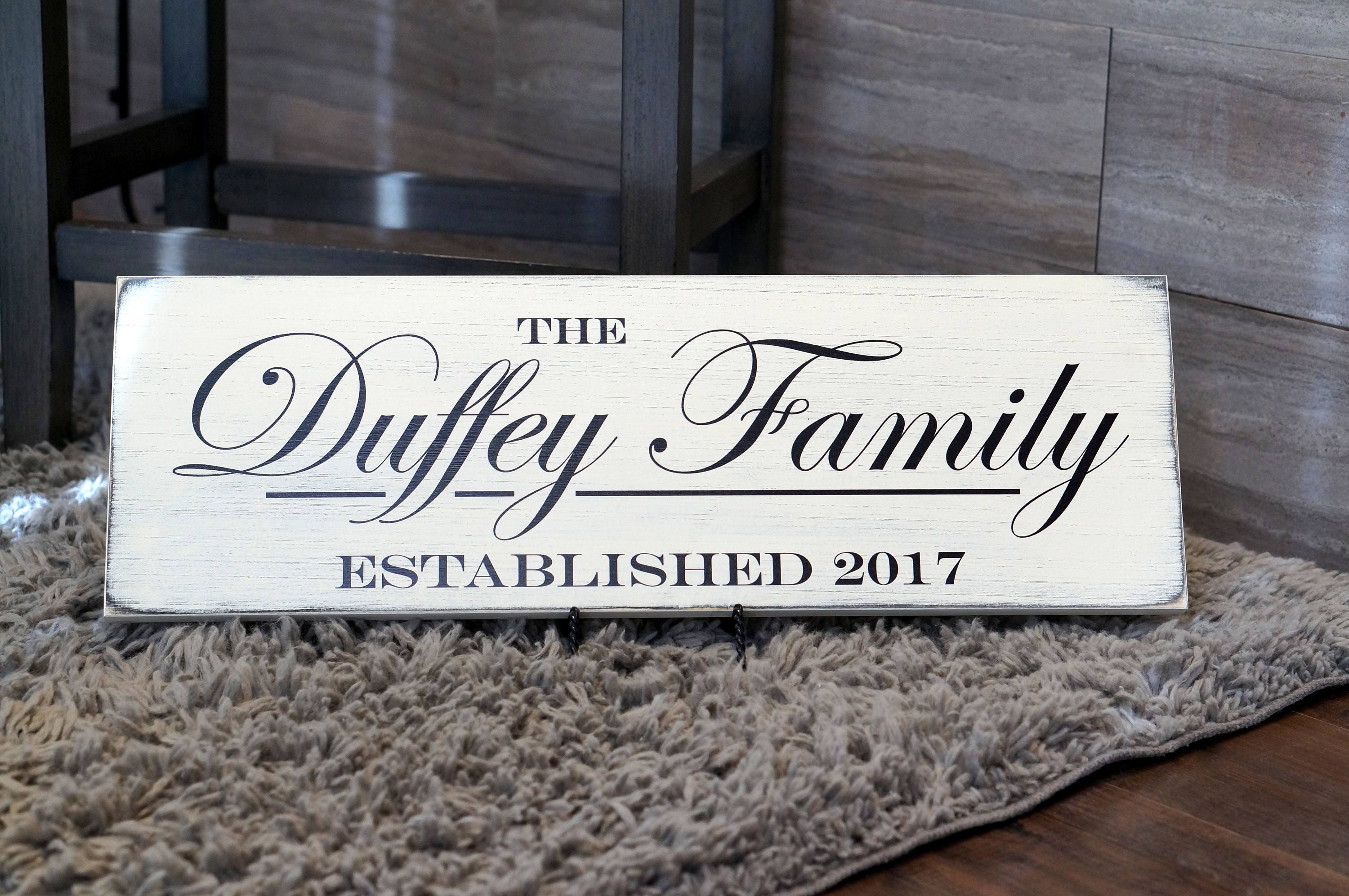 Family Established Sign Makes A Great Way To Display Your