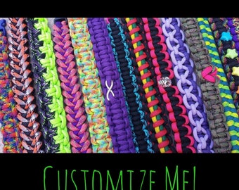 Custom Paracord Bracelets