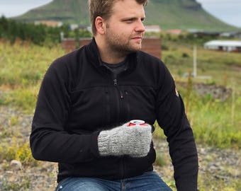 Heiðrún Beverage Mittens - Made with 100% Icelandic Wool
