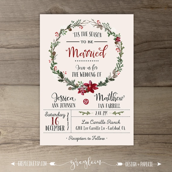 Christmas Engagement Invitations 9