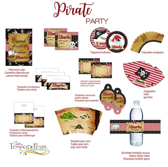 Pirate Printable birthday Party Il_570xn