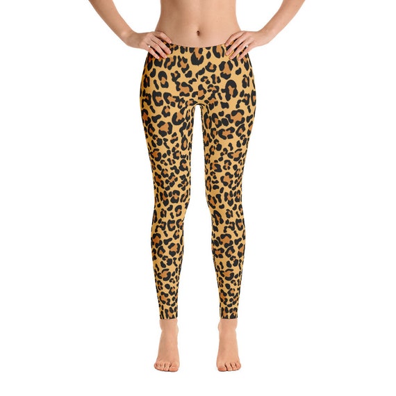 leopard print workout pants