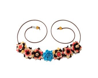 Moana Flower Crown, Flower Headband, Flower Halo, Moana Costume, Moana Dress, Moana Party, Moana Birthday, Cosplay Costume, Halloween Outfit