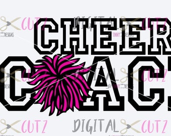 Cheer coach svg | Etsy