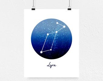 Lyra constellation | Etsy