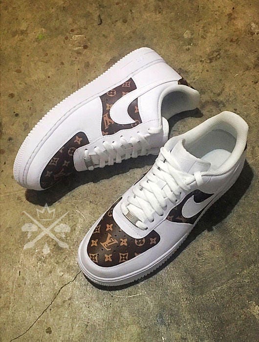 Louis Vuitton Drippy Custom Nike Air Force 1 | Confederated Tribes of the Umatilla Indian ...