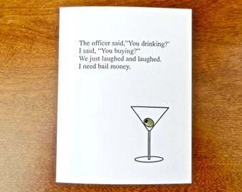 Drinking card | Etsy