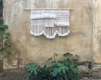 Modern macrame wall hanging, Boho Home Decor, Wall Tapestry, Home Decor tapestry, fiber art, textile art, gift idea, tissage mural, tapestry