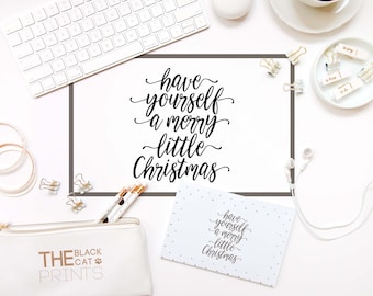 Have yourself a merry little Christmas svg cutting file Cricut design Christmas cuttable SVG Silhouette Cameo files DXF design Digital sign