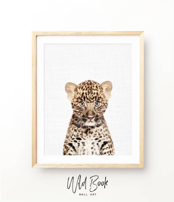 Leopard Print Baby Animal Print Nursery Animal Prints